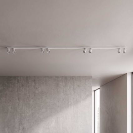 BRILAGI - Точково осветително тяло SELE LONG 8xGU10/30W/230V бяло