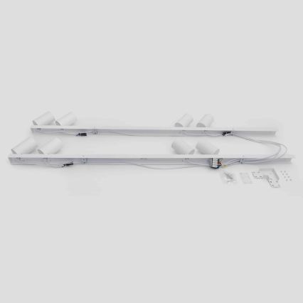 BRILAGI - Точково осветително тяло SELE LONG 8xGU10/30W/230V бяло