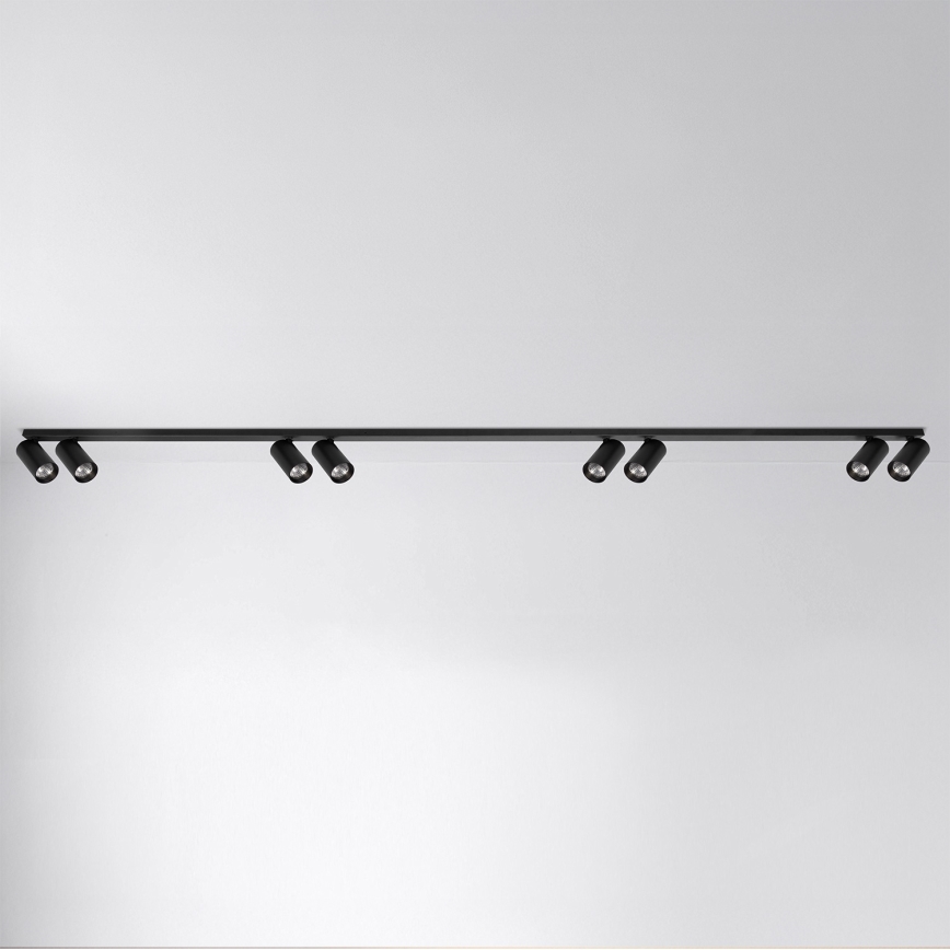 Brilagi - Точково осветително тяло SELE LONG 8xGU10/30W/230V черно