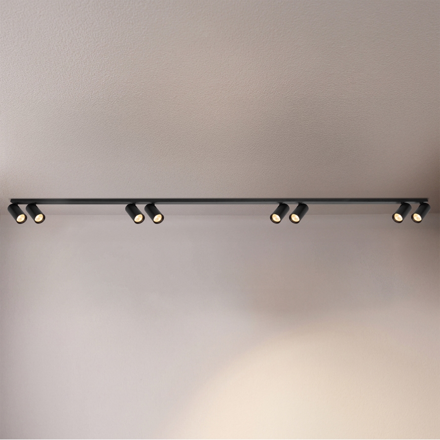 Brilagi - Точково осветително тяло SELE LONG 8xGU10/30W/230V черно
