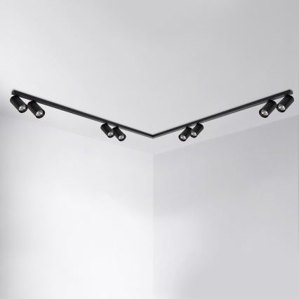Brilagi - Точково осветително тяло SELE LONG 8xGU10/30W/230V черно