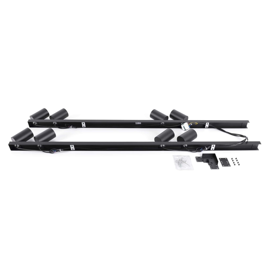 BRILAGI - Точково осветително тяло SELE LONG 8xGU10/30W/230V черно
