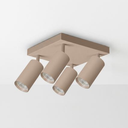 Brilagi - Точково осветително тяло SELE SQUARE 4xGU10/30W/230V бежово