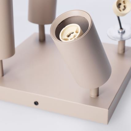 Brilagi - Точково осветително тяло SELE SQUARE 4xGU10/30W/230V бежово