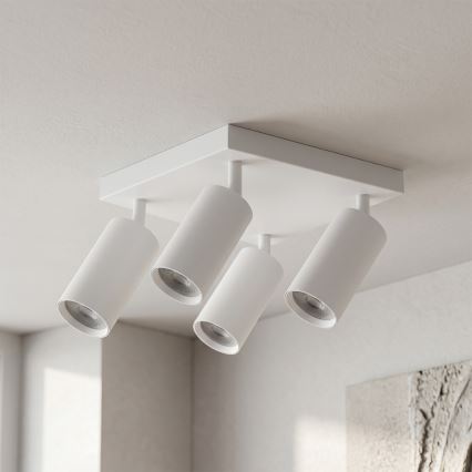 Brilagi - Точково осветително тяло SELE SQUARE 4xGU10/30W/230V бяло