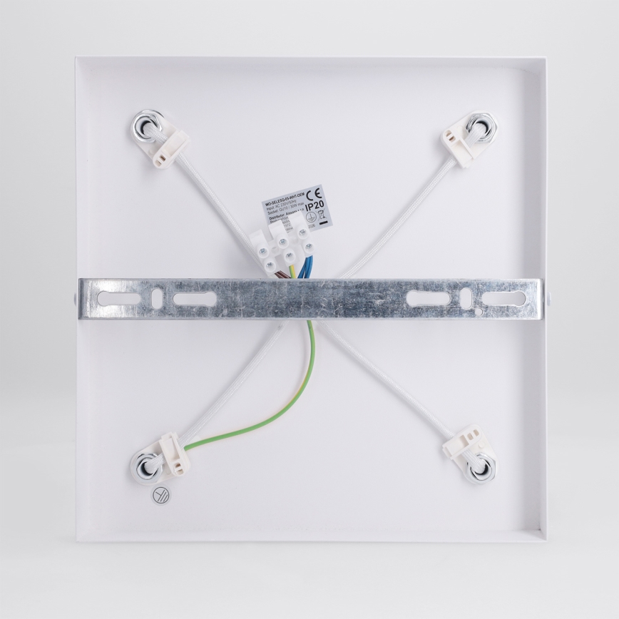 BRILAGI - Точково осветително тяло SELE SQUARE 4xGU10/30W/230V, бяло с дъбов декор