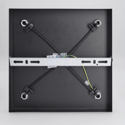 BRILAGI - Точково осветително тяло SELE SQUARE 4xGU10/30W/230V черен/дъбов декор