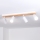 Brilagi - Точково осветително тяло SELE WOOD ACOUSTIC 4xGU10/30W/230V бяло/дърво