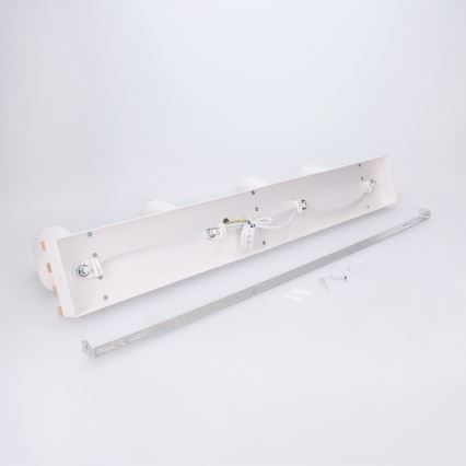 Brilagi - Точково осветително тяло SELE WOOD ACOUSTIC 4xGU10/30W/230V бяло/дърво