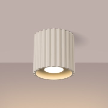 Brilagi - Точково осветително тяло SFERA 1xGU10/10W/230V Ø 10 см кремаво