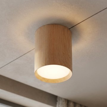 BRILAGI - Точково осветително тяло SMOOTH LONG 1xGX53/15W/230V 100x82 mm дъбов декор