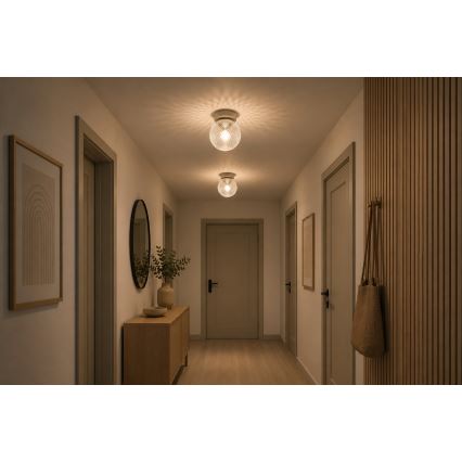 Brilagi - Точково осветително тяло STELLA 1xE27/60W/230V бежово/златисто