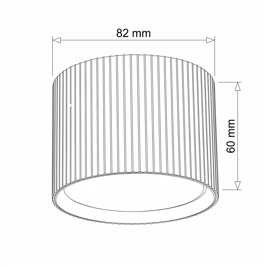 BRILAGI - Точково осветително тяло STRIPY 1xGX53/15W/230V 60x82 mm бордо