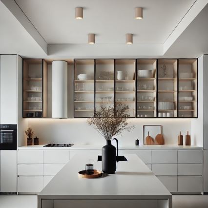 Brilagi - Точково осветително тяло TRINE 1xGU10/30W/230V бежово/златно