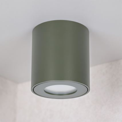 BRILAGI - Точково осветително тяло за баня MIA 1xGU10/30W/230V 60x82 mm 84x80 mm тъмнозелено IP54