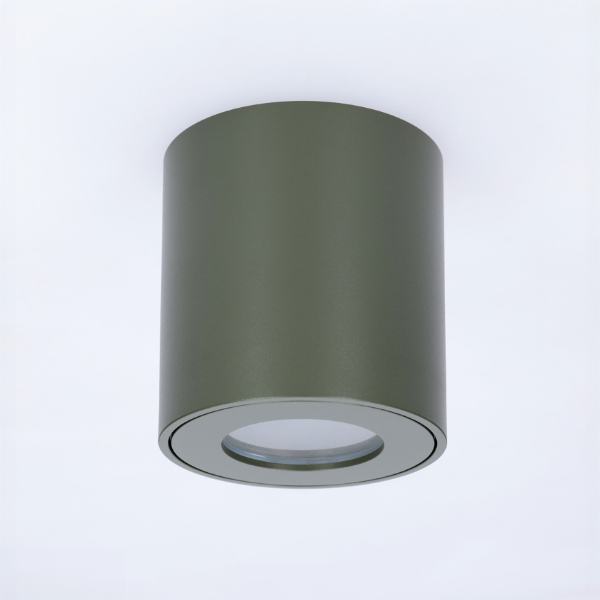 BRILAGI - Точково осветително тяло за баня MIA 1xGU10/30W/230V 60x82 mm 84x80 mm тъмнозелено IP54