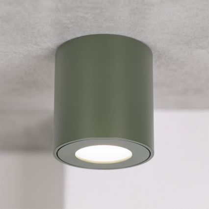 BRILAGI - Точково осветително тяло за баня MIA 1xGU10/30W/230V 60x82 mm 84x80 mm тъмнозелено IP54