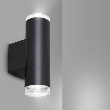 Brilagi - Бра за баня SELE AQUA стенен спот 2xGU10/30W/230V IP44 черен