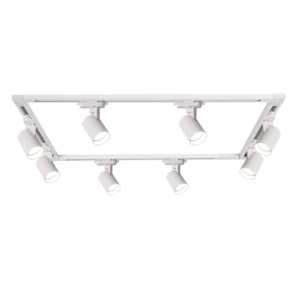 Brilagi - Точково осветително тяло за релсова система HUSKY 8xGU10/10W/230V, бяло