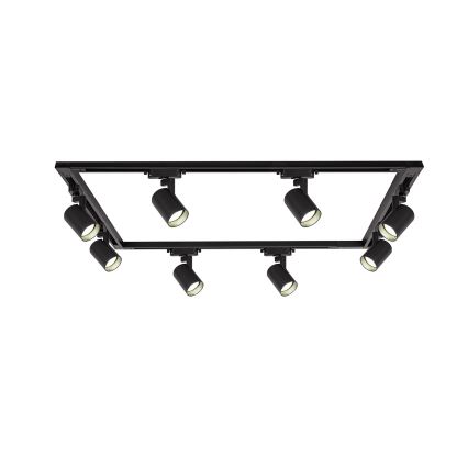 Brilagi - Точково осветително тяло за релсова система HUSKY 8xGU10/10W/230V, черно