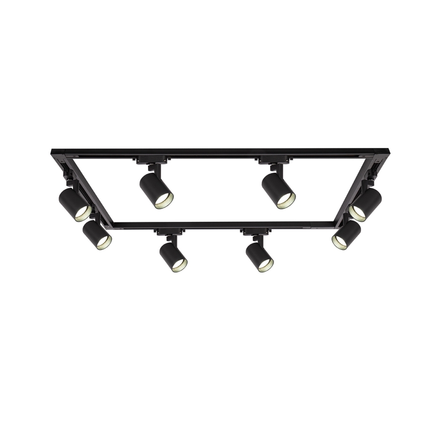 Brilagi - Точково осветително тяло за релсова система HUSKY 8xGU10/10W/230V, черно
