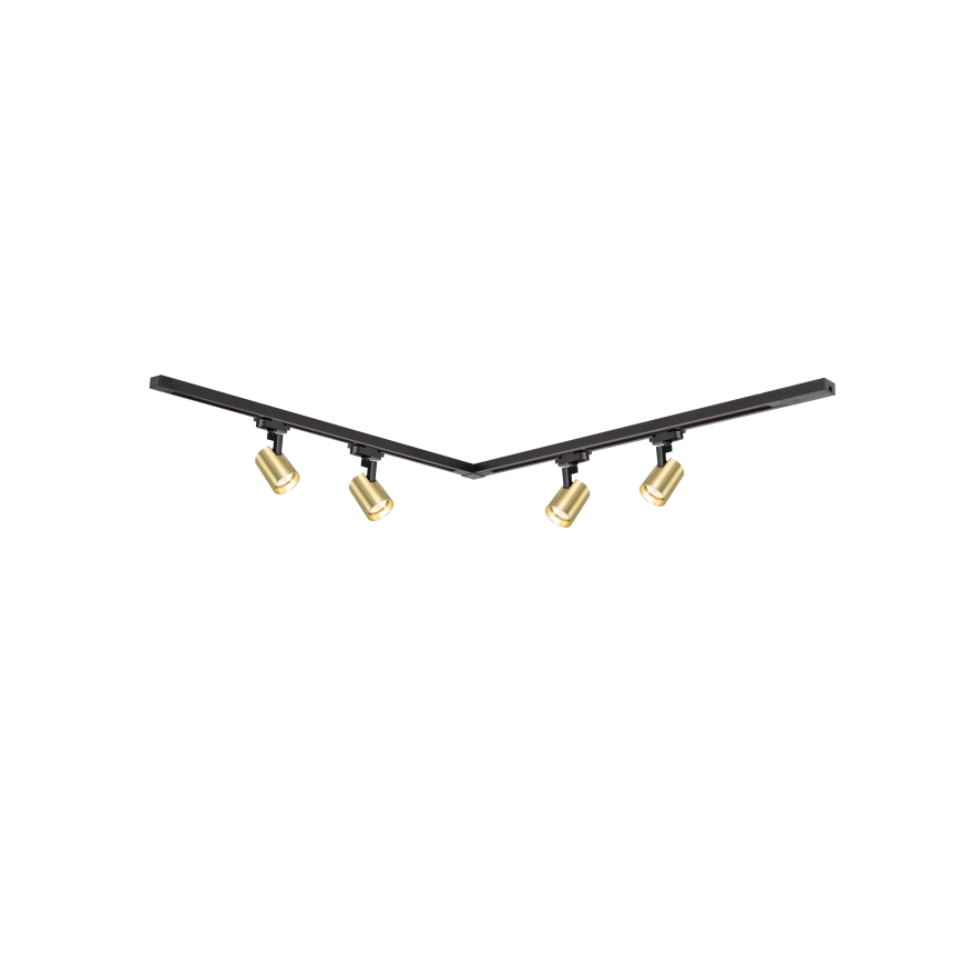 Brilagi - Точково осветително тяло за шинна система HUSKY 4xGU10/10W/230V черно/златно