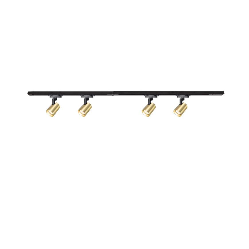 Brilagi - Точково осветително тяло за шинна система HUSKY 4xGU10/10W/230V черно/златно