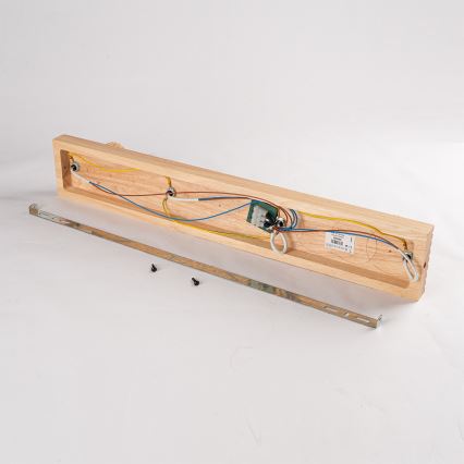 Brilagi - Точково осветително тяло HYGGE 4xE14/15W/230V каучуково дърво/опушено