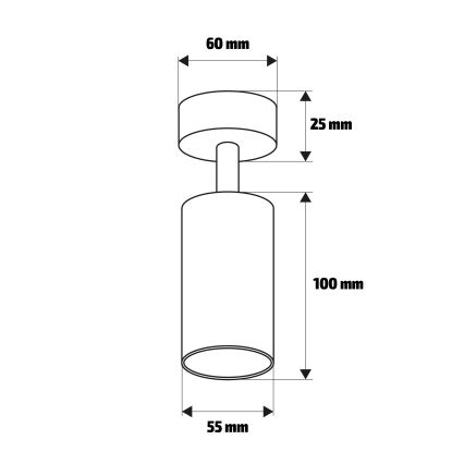 Brilagi - Точково осветително тяло SELE 1xGU10/30W/230V бежово