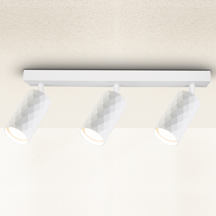 Brilagi - Точково осветително тяло SELE DIAMANT 3xGU10/30W/230V бяло