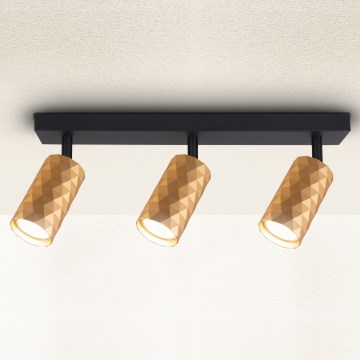 Brilagi - Точково осветително тяло SELE DIAMANT 3xGU10/30W/230V златисто