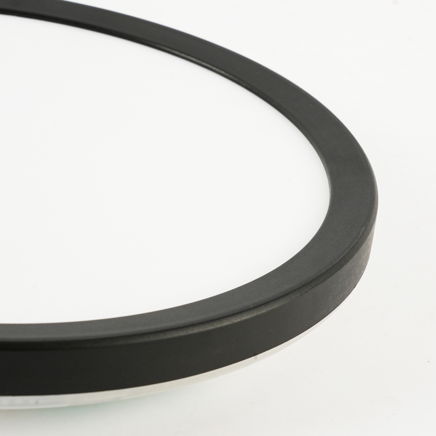 Brilagi - Димируемо LED таванно осветително тяло ULTRA SLIM LED/18W/230V 2700-6500K Ø 30 см черно + дистанционно управление