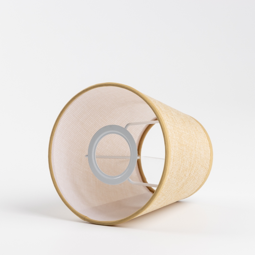 Brilagi - Универсален абажур NUBILA E27 13x9 см светлокафяв