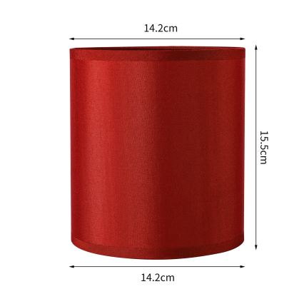 Brilagi - Универсален абажур NUBILA E27 15,5x14 см червен