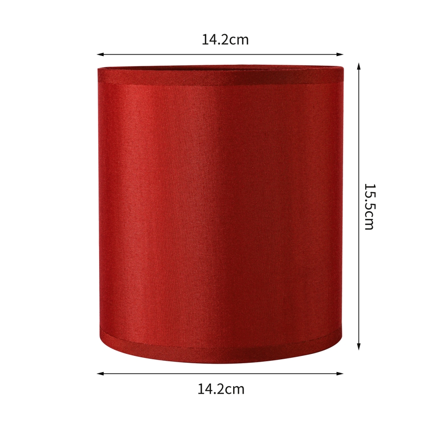 Brilagi - Универсален абажур NUBILA E27 15,5x14 см червен