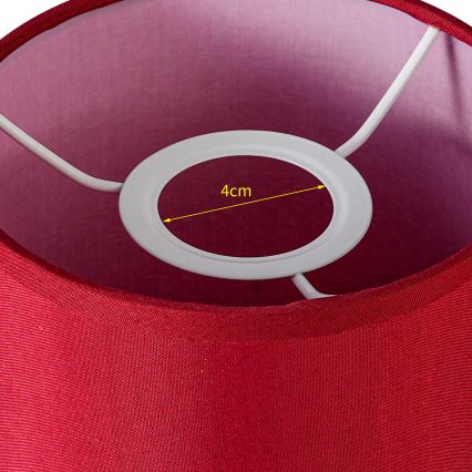 Brilagi - Универсален абажур NUBILA E27 15,5x14 см Помпейско червено