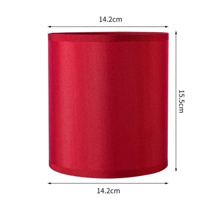 Brilagi - Универсален абажур NUBILA E27 15,5x14 см Помпейско червено