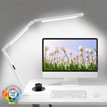 Brilagi - VARIO гъвкава настолна LED лампа, с възможност за димиране, сензорно управление, 12W, 230V, 3000/4000/5000/6500K, CRI 92, бяла