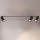 Brilagi - Вградено осветително тяло SELE 3xGU10/30W/230V, черно