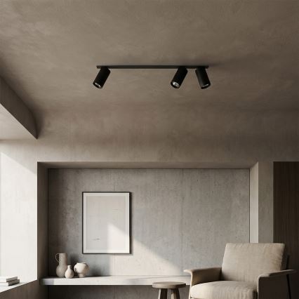 Brilagi - Вградено осветително тяло SELE 3xGU10/30W/230V, черно