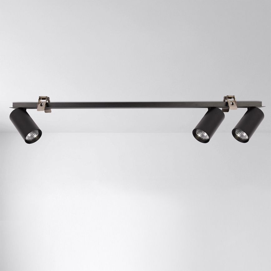 Brilagi - Вградено осветително тяло SELE 3xGU10/30W/230V, черно