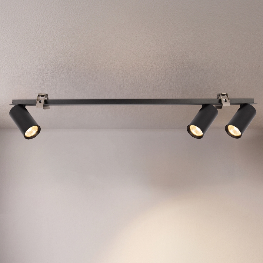 Brilagi - Вградено осветително тяло SELE 3xGU10/30W/230V, черно
