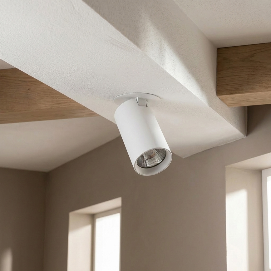 Brilagi - Вградено таванно осветително тяло SELE 1xGU10/30W/230V бяло
