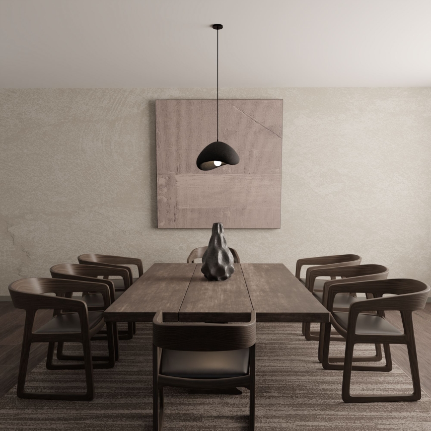 Brilagi - Висящ полилей на кабел WABI SABI 1xE27/40W/230V Ø 33 см, черен