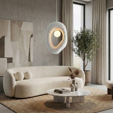 Brilagi - Висящ полилей WABI SABI на кабел 1xG9/8W/230V бял