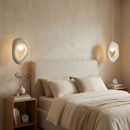 Brilagi - Висящ полилей WABI SABI на кабел 1xG9/8W/230V бял