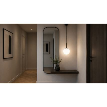Brilagi - Висяща лампа MILO на кабел 1xE27/60W/230V черна