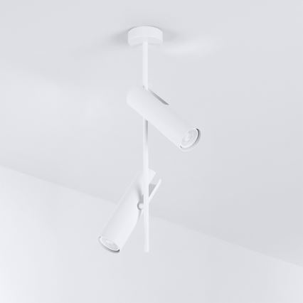 Brilagi - Висяща лампа на тръба BRANCH 2xGU10/30W/230V бяла