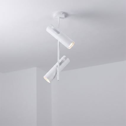 Brilagi - Висяща лампа на тръба BRANCH 2xGU10/30W/230V бяла