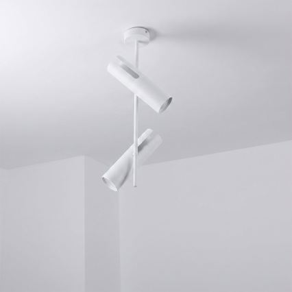 Brilagi - Висяща лампа на тръба BRANCH 2xGU10/30W/230V бяла